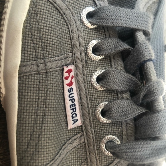 Superga Unisex Gray Cotu Classic S000010-M38 Sneakers Women's 6 Men's 4.5 - Picture 8 of 15